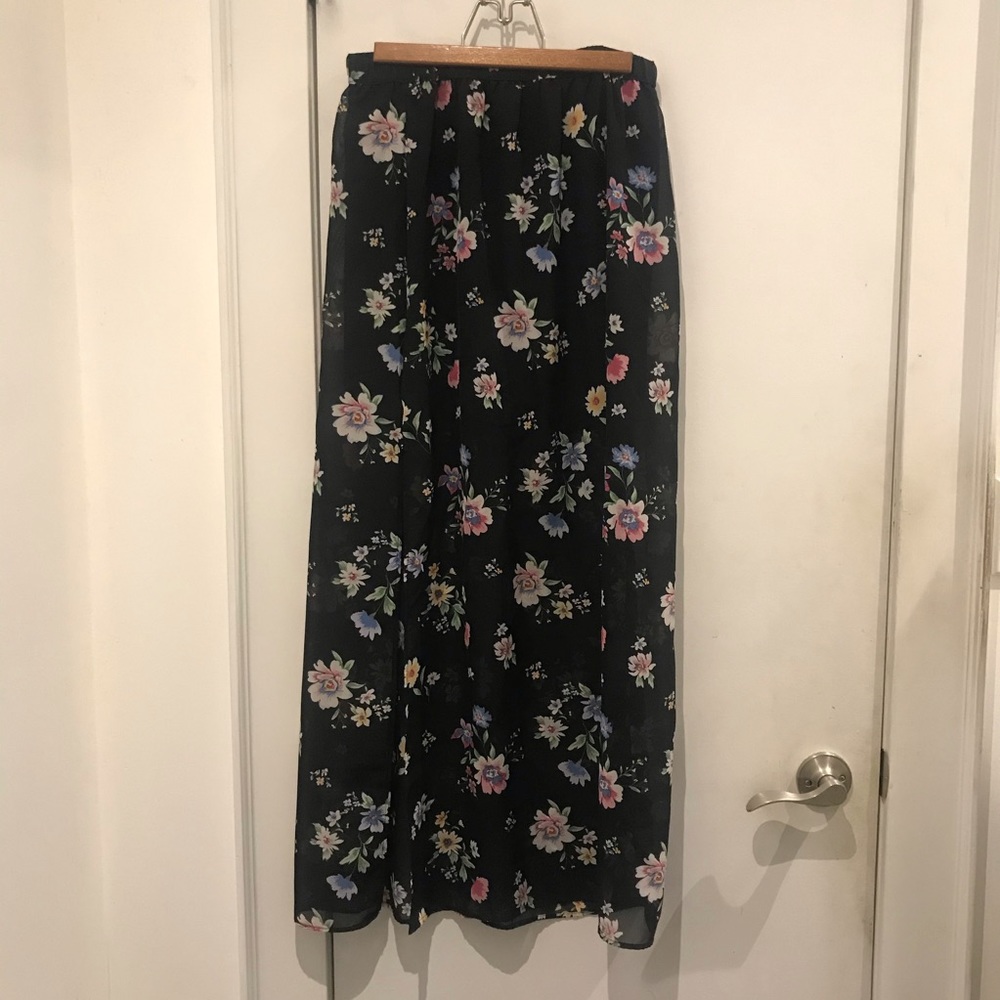 Floral Maxi Skirt